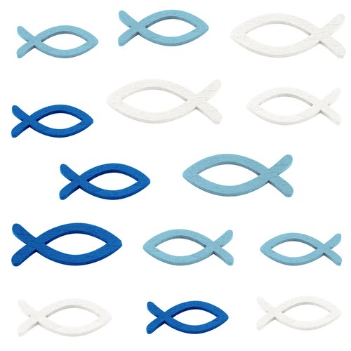 Holz deko fische - fische, streudeko