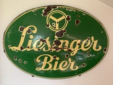 Altes Liesinger Bier Wien Emailschild 70x50cm Groß