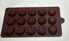 F) 1 Silikon Pralinen-Form "