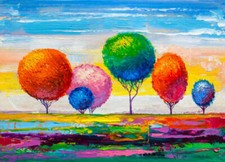 Wandbild: Landschaftsmalerei