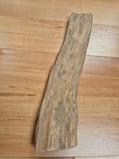 Brett gebogen flambiert ausgefallen  Schwemmholz Treibholz 29x 6 x 1 cm 
