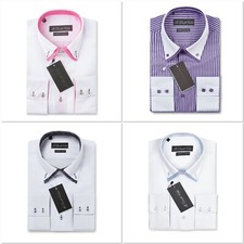 Herren Doppel Kragen Hemd