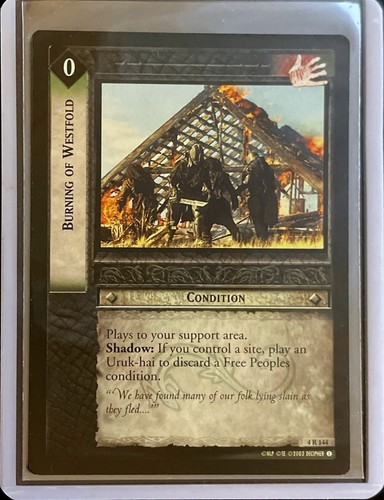 Lotr tcg burning - tcg:, westfold