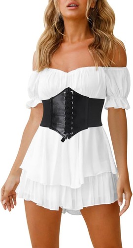 Damenkleid mit offenen