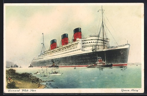 Passagierschiff queen mary - mary, an