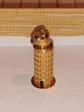 Vintage 18K Gold Schiefer Turm