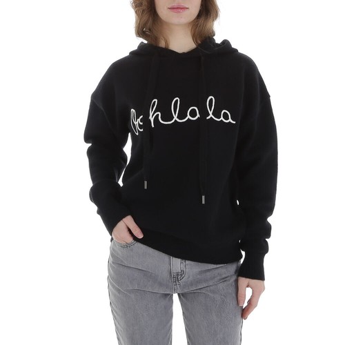 Damen stretch kapuze pullover - damen,