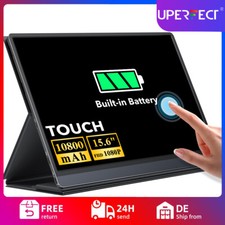 15,6 Zoll 60HZ Tragbarer Monitor Touchscreen 1920*1080 Full HD Akku Bildschirm
