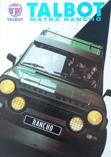 Talbot Rancho 09/81 Prospekt