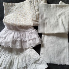 Paket Spitze Stoffreste Neu und Gebrauchte 