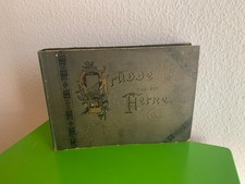 altes original Fotoalbum mit Feldpost 1.WK, AK Zwischenkriegszeit