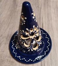 Echt Bürgel Blau-weiß Keramik Dekoration besonderer Teelichthalter