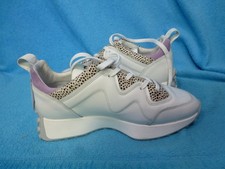 MARTUTI SNEAKER WEISS MIT PONYFELL NEU LEDER EDEL BOOTS SCHNÜRER 