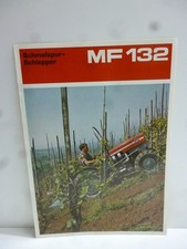 Orig. Schlepper Prospekt Massey Ferguson MF 132 Schmalspurschlepper 6 Seiten