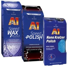 Dr Wack A1 Speed Polish 2610 + A1 Speed Wax Plus 3 2630 + A1 Nano Kratzer Polish