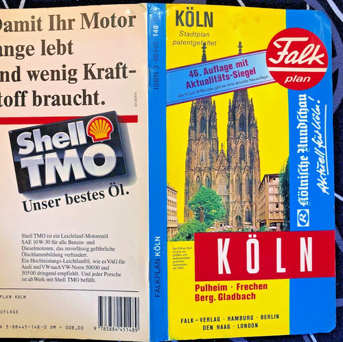 Köln 1988 falk - 1988, falk-stadtplan