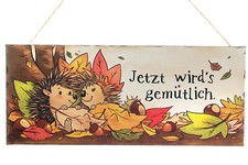 Metallschild Igel | Jetzt