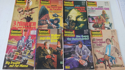 50x kommissar romanhefte - 50x,