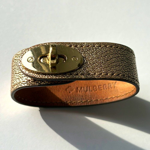 Mulberry leder armreif - mulberry, leder-armreif