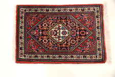 Handgeknüpfter Orientteppich Super Bidjar Auto Fußmatten 60 X 40 CM  Neu Top