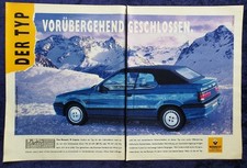 Renault 19 Cabrio 16 V, originale Werbung aus 1993