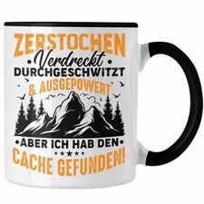 Trendation - Geocaching Tasse Geschenk Lustiger Spruch GPS-Schnitzeljag Geschenk