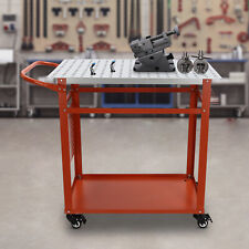 Schweißtisch mit Lochplatte, Werkbank Arbeitstisch Werkstatttisch 272kg Last