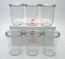 6 Weck Einkochgläser