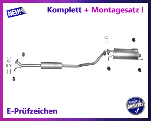 Auspuffanlage für opel - opel, agila