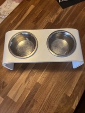 Hunde Fressnapf doppelt, erhöht , Top Zustand