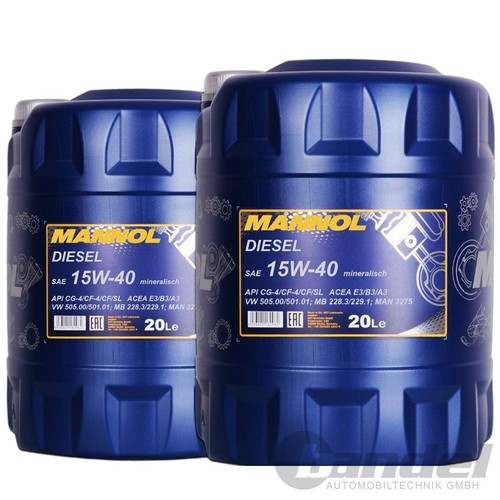 2x20 liter sae 15w40 - sae,