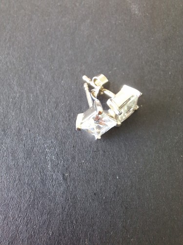 Schicke silber ohrstecker mit - silber,