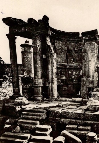 Libanon baalbek ruinen - baalbek,, des