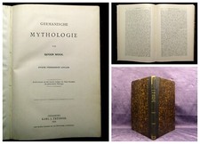 Mogk Germanische Mythologie 1898 Geschichte Sagen Erzählungen