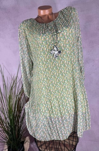 Chiffon falten kleid tunika - chiffon,