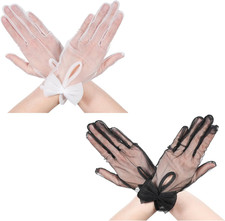 2 Paar Brauthandschuhe Kurz