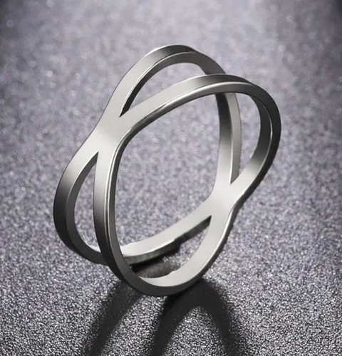 Edelstahl ring 5mm breit - edelstahl, 7,5mm