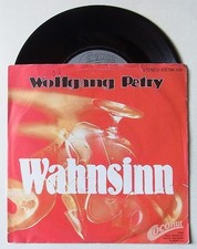 7" Vinyl Single : WOLFGANG PETRY 'Wahnsinn' + 'Lügen' - Coconut - 1983
