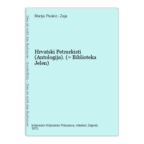 Hrvatski petrarkisti - hrvatski,