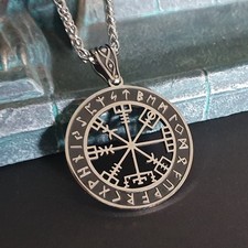 Vegvisir Anhänger Kette