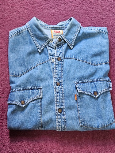 Levis jeans hemd blau - hemd, l