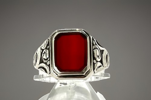 835 silberring karneol - silberring,,