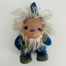Tomte Tummetott, Vintage  Wichtel  Handmade gestrickt Blau