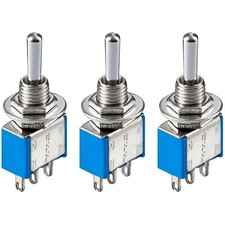 3x Miniatur Kippschalter