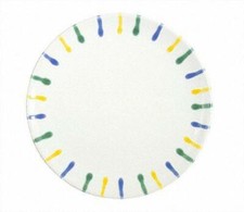 Gmundner Keramik Buntgeflammt Speiseteller Cup 25 cm