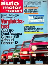 4) Auto Motor Sport AMS 03/1973 - Fiat 124 Abarth Rally