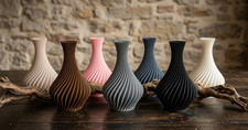 3D gedruckte Vase mit Spirale