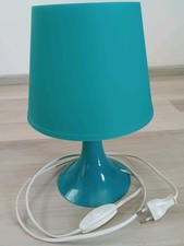 Nachttischlampe Blau für Kinder Kunststoff Tischlampe