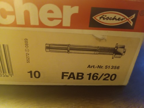 10x fischer schwerlastanker - fischer,