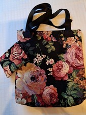 Tasche Gobelin Rosen, 31 x 36